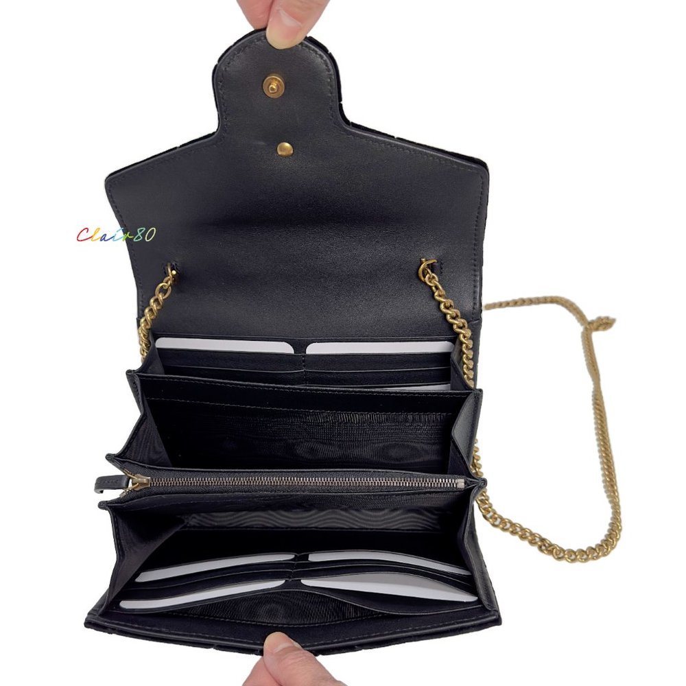 Gucci GG Marmont Matelassé Velvet Chain Bag - Picture 6 of 8
